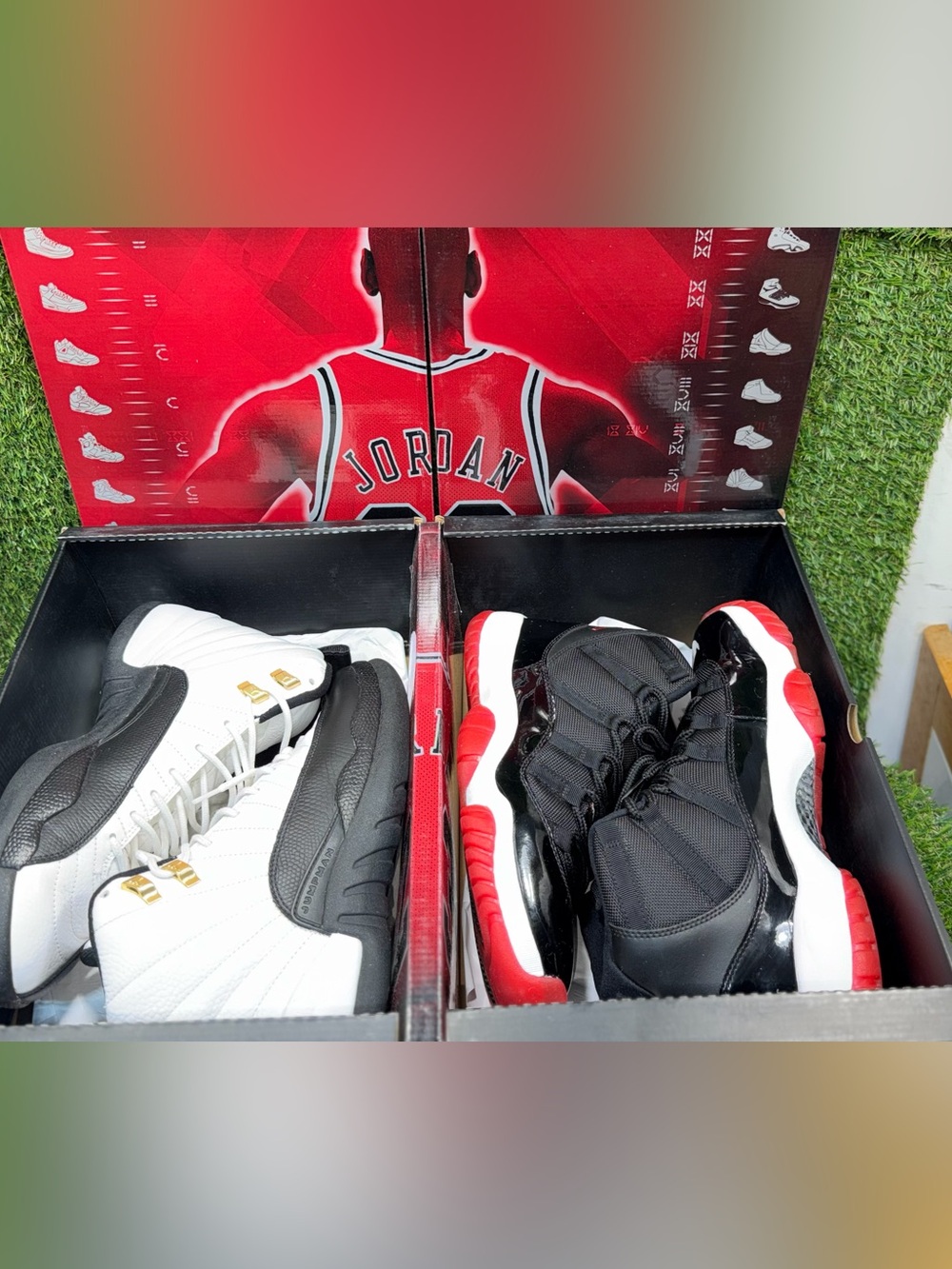 Size 10 Jordan 12/11 Retro Countdown Pack 2008 Bred / Taxi - OG ALL - Picture 1 of 11